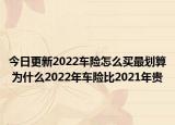 今日更新2022车险怎么买最划算 为什么2022年车险比2021年贵