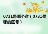 0731是哪个省（0731是哪的区号）