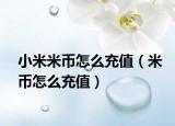 小米米币怎么充值（米币怎么充值）