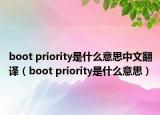 boot priority是什么意思中文翻译（boot priority是什么意思）