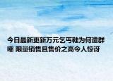 今日最新更新万元乞丐鞋为何遭群嘲 限量销售且售价之高令人惊讶