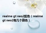 realme gt neo2配色（realme gt neo2有几个颜色）