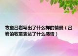 牧童吕岩写出了什么样的情景（吕岩的牧童表达了什么感情）