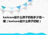 karicare是什么牌子奶粉多少钱一罐（karicare是什么牌子奶粉）
