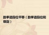 跆拳道段位平移（跆拳道段位和级别）