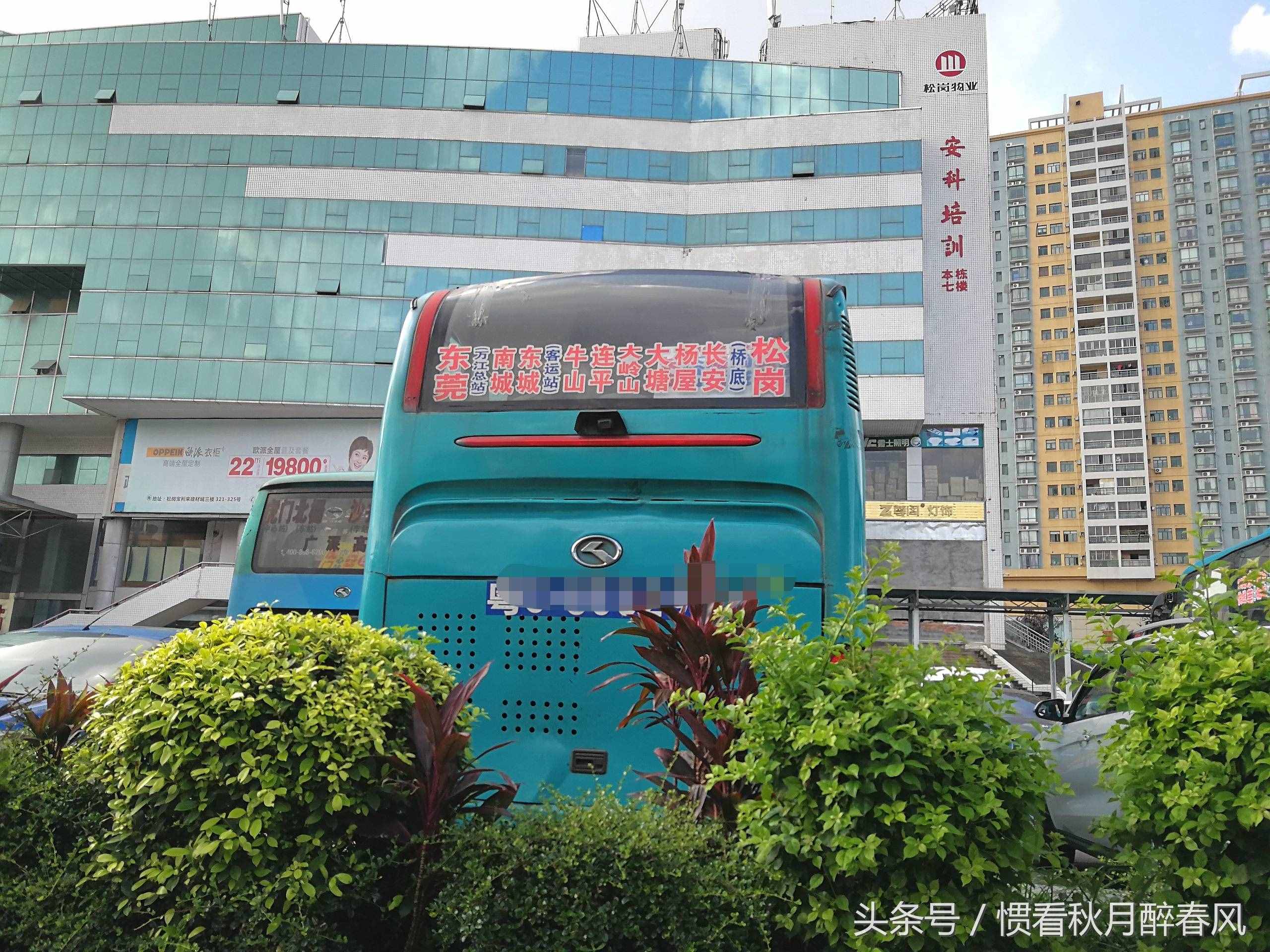 这是深圳离东莞最近的一座汽车站，就是太偏僻了，来乘车的人很少