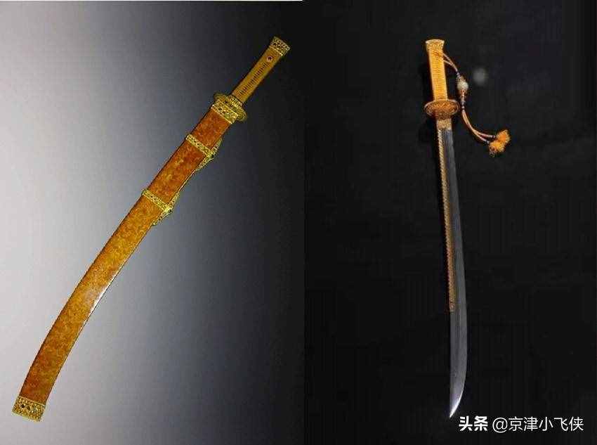 乾隆三把旷世宝刀：一把巧夺天工，一把饰金缀珠宝，真正天字一号