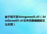 由于找不到3dmgamedll.dll（3dmGameDll.dll文件无限被删除怎么处理）