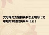 丈母娘与女婿的关系怎么填写（丈母娘与女婿的关系叫什么）