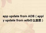 app update from ADB（apply update from adb什么意思）