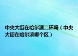 中央大街在哈尔滨二环吗（中央大街在哈尔滨哪个区）