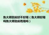 鲁大师到底好不好用（鲁大师好用吗鲁大师到底有用吗）