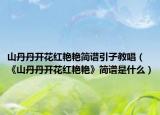 山丹丹开花红艳艳简谱引子教唱（《山丹丹开花红艳艳》简谱是什么）