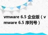 vmware 6.5 企业版（vmware 6.5 序列号）