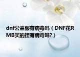 dnf公益服有病毒吗（DNF花RMB买的挂有病毒吗?）