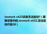 lexmark x422设备无法启动?（图像设备中的,lexmark x422,没法启动代码10）