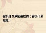 宕机什么原因造成的（宕机什么意思）
