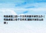电脑桌面上的一个文件夹删不掉怎么办（电脑桌面上有个文件夹,删除不掉怎么处理）