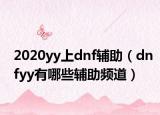 2020yy上dnf辅助（dnfyy有哪些辅助频道）