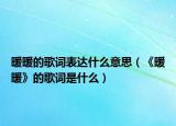 暖暖的歌词表达什么意思（《暖暖》的歌词是什么）