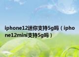 iphone12迷你支持5g吗（iphone12mini支持5g吗）
