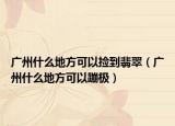广州什么地方可以捡到翡翠（广州什么地方可以蹦极）