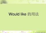 今日更新wouldlike的用法（would like用法全解）