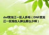 dnf黑龙江一区人多吗（DNF黑龙江一区现在人肿么那么少啊）