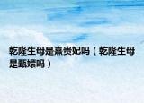 乾隆生母是熹贵妃吗（乾隆生母是甄嬛吗）