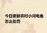 今日更新农村小河电鱼怎么处罚