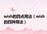 wish的四点用法（wish的四种用法）