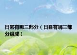 日晷有哪三部分（日晷有哪三部分组成）