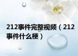 212事件完整视频（212事件什么梗）