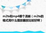 m2ts和mp4哪个清晰（m2ts的格式用什么播放器放比较好啊）