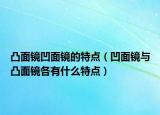 凸面镜凹面镜的特点（凹面镜与凸面镜各有什么特点）