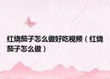 红烧茄子怎么做好吃视频（红烧茄子怎么做）