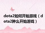 dota2如何开始游戏（dota2肿么开始游戏）