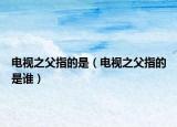 电视之父指的是（电视之父指的是谁）