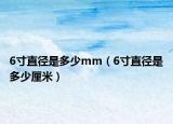 6寸直径是多少mm（6寸直径是多少厘米）