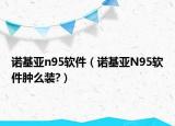 诺基亚n95软件（诺基亚N95软件肿么装?）