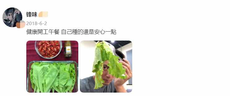 41岁谢霆锋近况曝光，穿拖鞋蹲在菜地一脸无奈，为空心菜打伞