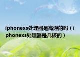 iphonexs处理器是高通的吗（iphonexs处理器是几核的）