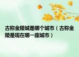 古称金陵城是哪个城市（古称金陵是现在哪一座城市）