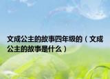 文成公主的故事四年级的（文成公主的故事是什么）