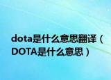 dota是什么意思翻译（DOTA是什么意思）