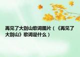 再见了大别山歌词图片（《再见了大别山》歌词是什么）