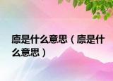 廪是什么意思（廪是什么意思）