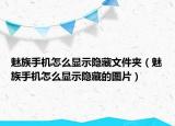 魅族手机怎么显示隐藏文件夹（魅族手机怎么显示隐藏的图片）