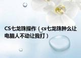 CS七龙珠操作（cs七龙珠肿么让电脑人不动让我打）