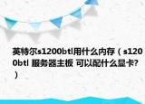 英特尔s1200btl用什么内存（s1200btl 服务器主板 可以配什么显卡?）